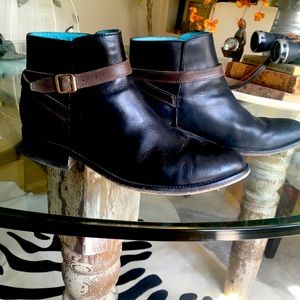 Boden leather ankle boots